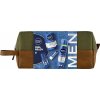 NIVEA Men Protect Roll-on 50 ml + gél na holenie 200 ml + balzam po holení 100 ml + balzam na pery 4,8 g + kozmetická taška Darčekové balenie