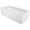 MEXEN/S - Vega obdĺžniková vaňa 180 x 80 cm s panelom, biela 55011808000X