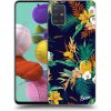 Picasee silikónový čierny obal pre Samsung Galaxy A51 A515F - Pineapple Color