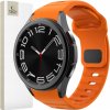 Tech-Protect Silicone Line na Samsung Galaxy Watch 4 / 5 / 5 Pro / 6 / 7 / FE, oranžový TEC313594