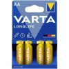 VARTA Batérie LONGLIFE LR06 AA 1,5V, 4ks, 2800mAh 42000406