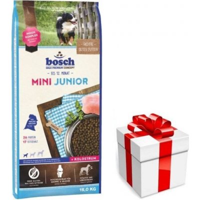 Bosch Junior Mini 15 kg + prekvapenie pre vášho psa ZDARMA