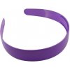 Plastová čelenka - 25 mm - fialová - 1ks