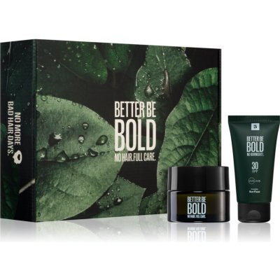Better Be Bold Gift Box matný krém na plešinu 50 ml + opaľovacia emulzia pre mužov 50 ml