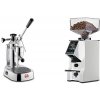 La Pavoni Europiccola Lusso + Eureka Mignon Specialita Smart, CR white