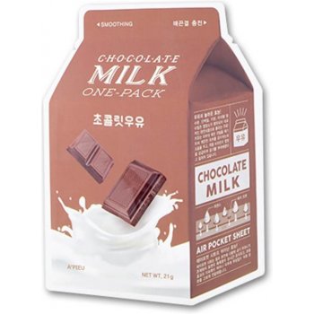 A'Pieu Chocolate Milk One-Pack Vyhladzujúca čokoládovo-mliečna maska 21 g