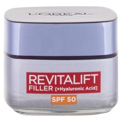 L'Oréal Paris Revitalift Filler HA SPF50 pleťový krém s kyselinou hyalurónovou 50 ml pre ženy