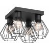 Luminex | Bodové svietidlo LETI 4xE27/15W/230V čierna | LU0084