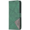 Knižkové puzdro Rhombus zelené – Samsung Galaxy Xcover 7 Pro