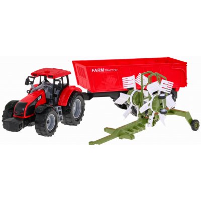 JOKO Traktor s vyklápacou vlečkou 44cm a hrabačka od 17,9 € - Heureka.sk