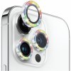 NORTHJO sklá s trblietavými rámčekmi na ochranu šošoviek zadného fotoaparátu pre iPhone 14 Pro / 14 Pro Max - dúhová - možnosť vrátiť tovar ZADARMO do 30tich dní
