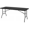 MultiGarden NZK-180S Skladací stôl 180 x 74 cm, čierny