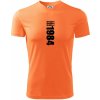Limited edition 1984 pruh - Pánske tričko Fantasy športové - 3XL ( Neon mandarine )
