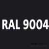 RAL 9004 uretánová auto farba lesklá alebo matná 1 liter + tužidlo + riedidlo (RAL9004 SIGNAL BLACK originálny odtieň uretánovej farby s lakom ( ČSN 1991 ))