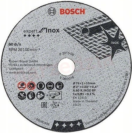 Bosch Rezací kotúč Expert for Inox - 2 608 601 520 2608601520