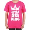 Fajntričko tričko Apres ski King ružová