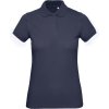 B&C Polokošile Inspire Polo, z bio bavlny, krátký rukáv, dámská COT010440u3401-navy blue S Navy