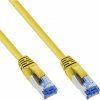S/FTP (PiMF) Patchkábel LSOH 1.5m cat.6a, žltý, Cu