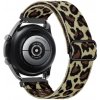 eses Nastaviteľný nylónový elastický loop remienok pre smart hodinky 22 mm Farba: leopard