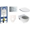 Cenovo zvýhodnený závesný WC set Geberit do ľahkých stien / predstenová montáž + WC Geberit Selnova SIKOGES3S2