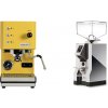 Profitec GO, yellow + Eureka Mignon Specialita, CR chrome