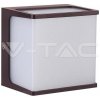 Nástenné LED svetlo 8W hnedé IP65 4000K VT-708 (V-TAC)