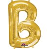 Amscan Fóliový balónik písmeno B 86 cm zlatý