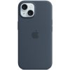 Apple iPhone 15+ Silicone Case with MagSafe - Storm Blue -MXQT3ZM/A