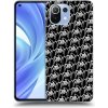 Picasee silikónový čierny obal pre Xiaomi Mi 11 - Separ - White On Black 2