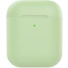AppleKing matný silikónový obal pre AirPods 1 / 2 - mätovo zelený - možnosť vrátiť tovar ZADARMO do 30tich dní