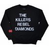 Crewneck The Killers - Tour '24 Rebel Diamonds Stacked Čierna XXL