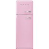 Kombinovaná chladnička s mrazičkou Smeg FAB30LPK5 ružová ľavý pánt