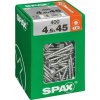 Spax Wirox Univerzálna skrutka T-Star plus, ø 4,5 × 45 mm, drážka: TX 20, 400 ks, 4191010450456