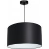 Luminex Luster na lanku ARDEN 1xE27/60W/230V pr. 40 cm čierna/biela LU3473 + záruka 3 roky zadarmo