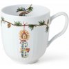 Kähler Hammershøi Christmas porcelánový hrnček 330 ml, white, 693143
