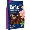 Brit Premium by Nature granuly Adult kura S 3 kg