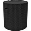 KETER Stôl záhradný s úložným priestorom COOL STOOL, grafit 44 cm
