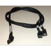 Broadcom LSI internal U.3 cable 1.0 m SlimLine x8 (SFF-8654) do 2x Mini-SAS HD (SFF-8643) black