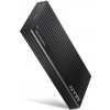 AXAGON EEM2-GTR, USB-C 3.2 Gen 2 - M.2 NVMe SSD kovový THIN RIB box EEM2-GTR