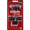 Gillette Blue3 Plus Red jednorázový holiaci strojček 3ks