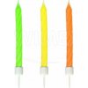 WIMEX Sviečka narodeninová neon so stojan.65 mm