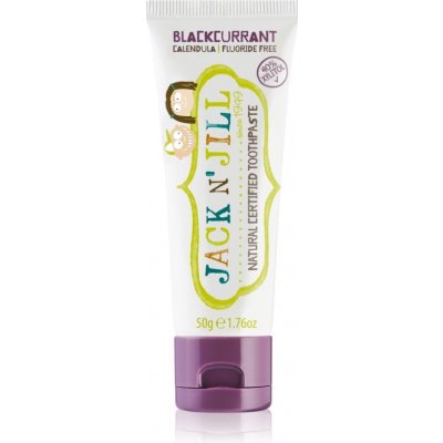 Jack N’ Jill Natural prírodná zubná pasta pre deti príchuť Blackcurrant 50 g