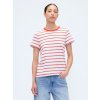 GAP Bavlnené tričko Americana Červená;Biela XL Červená;Biela Červená;Biela