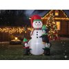 marka niezdefiniowana Nafukovací snehuliak s tučniakmi LED 190 cm *0394