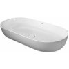 DURAVIT - Luv Umývadlo na dosku, 80x40 cm, bez prepadu, biela 0379800000