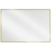 Mexen Loft obdĺžnikové zrkadlo do kúpeľne 90 x 60 cm, zlatý rám - 9852-090-060-000-50
