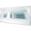 Nástenný panel Biela 3d podpora 100x50 cm