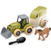 Rappa Skrutkovací traktor nakladač s prívesom pre kone 25cm