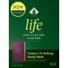NLT Life Application Study Bible, Third Edition (Red Letter, Leatherlike, Purple) (Tyndale)(Kniha)