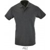 SOL´S PERFECT / Pánska polokošeľa - charcoal melange XXXL